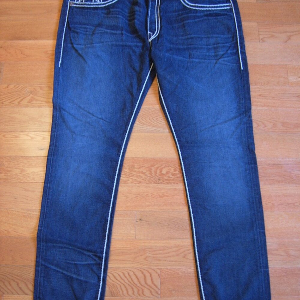 NEW AUTHENTIC TRUE RELIGION BRAND JEANS MEN ROCCO ROPESTITCH JEANS